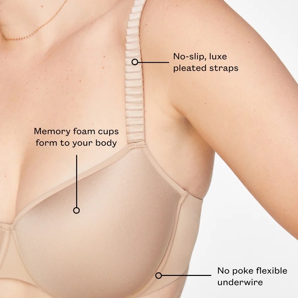 ThirdLove 24/7 Classic Tshirt Bra Size 38G - Picture 2 of 10